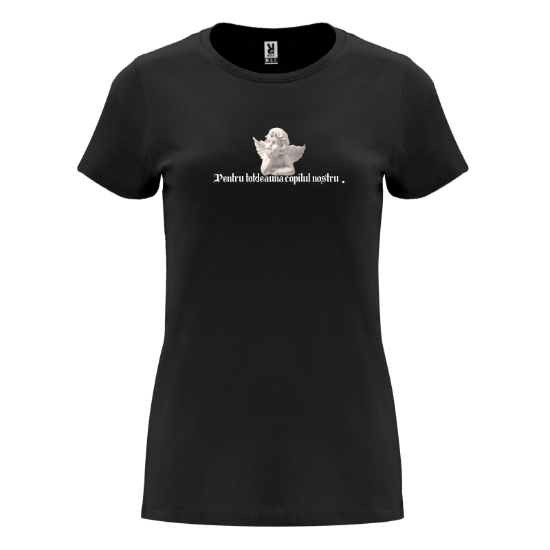 Tricou maneca scurta personalizat pentru femei Model 5 Tricou maneca scurta personalizat pentru femei Model 5